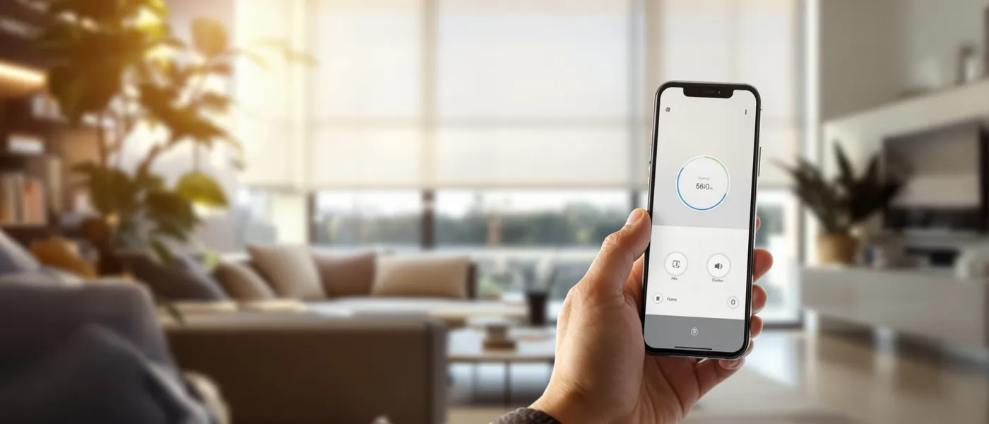 Télécommande de volet roulant motorisé avec application smartphone domotique au Luxembourg